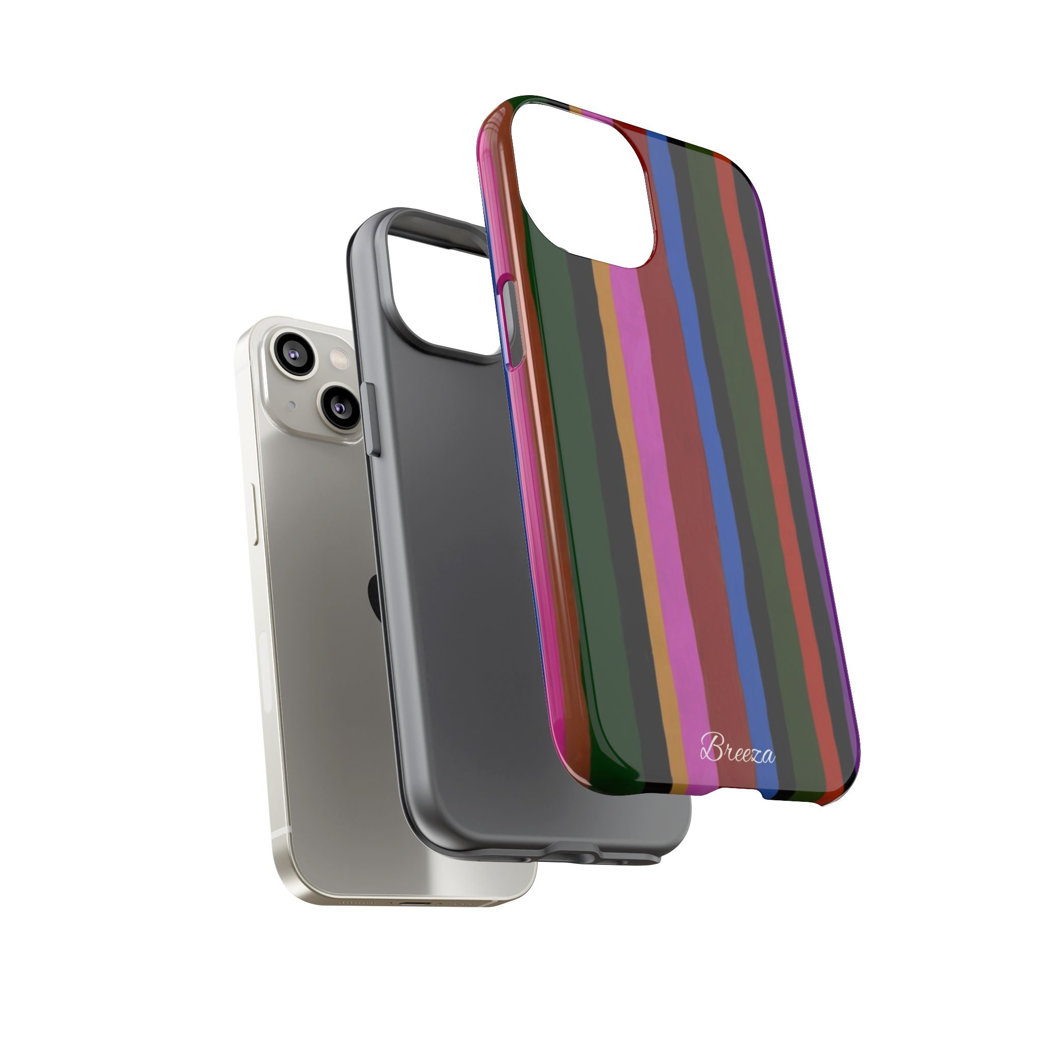 Colorful Striped Phone Case
