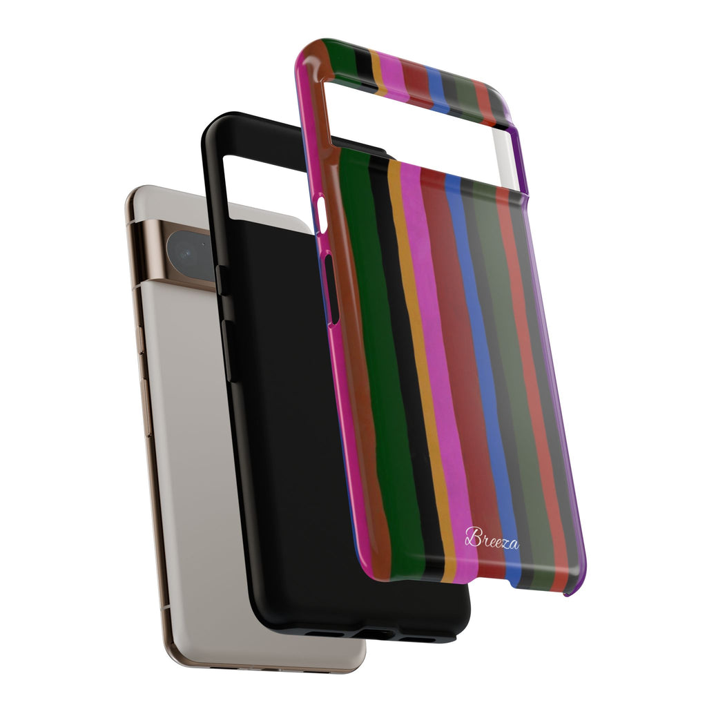 Colorful Striped Phone Case