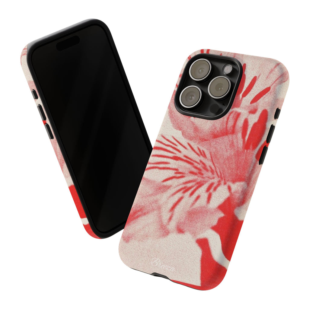 Red Floral Phone Case