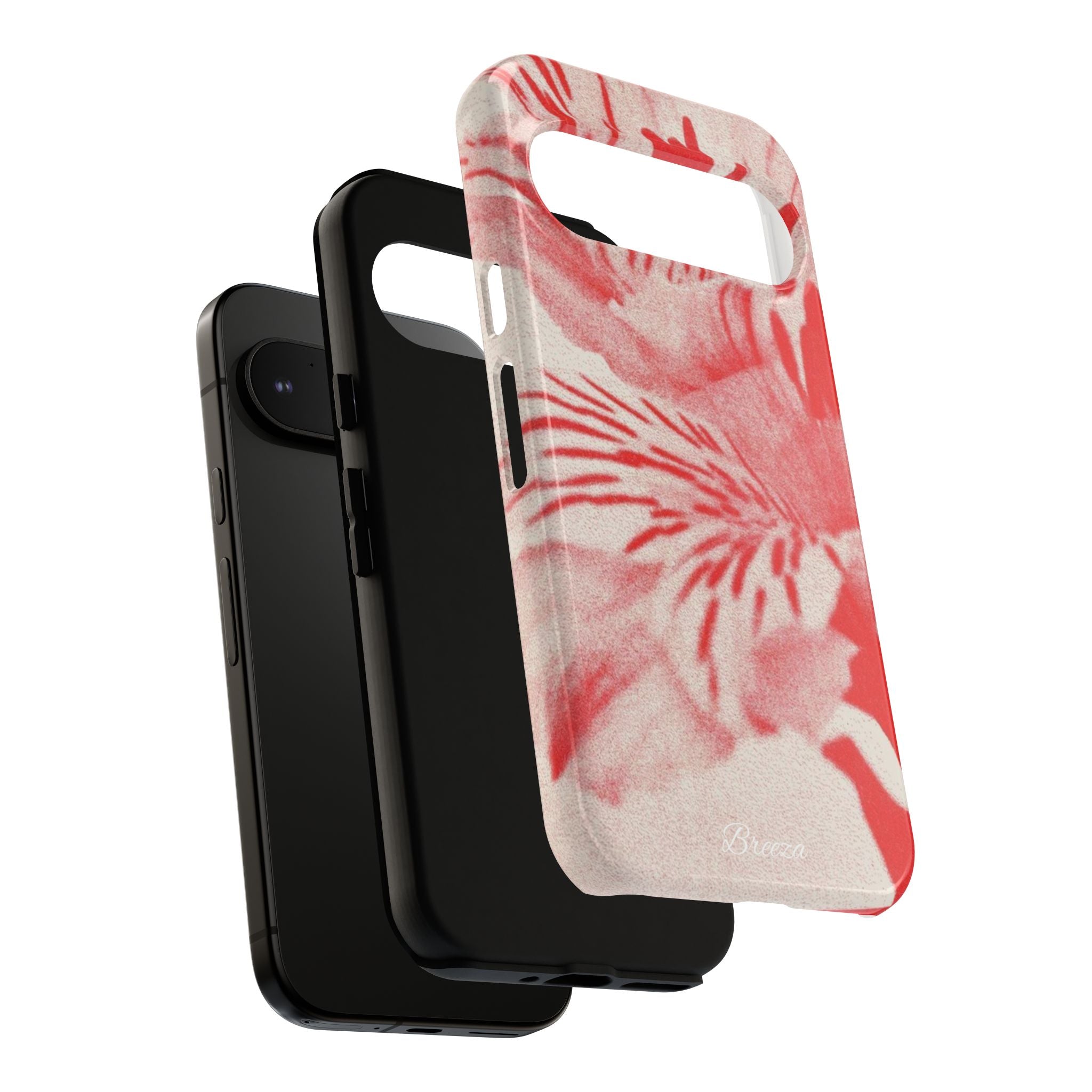 Red Floral Phone Case