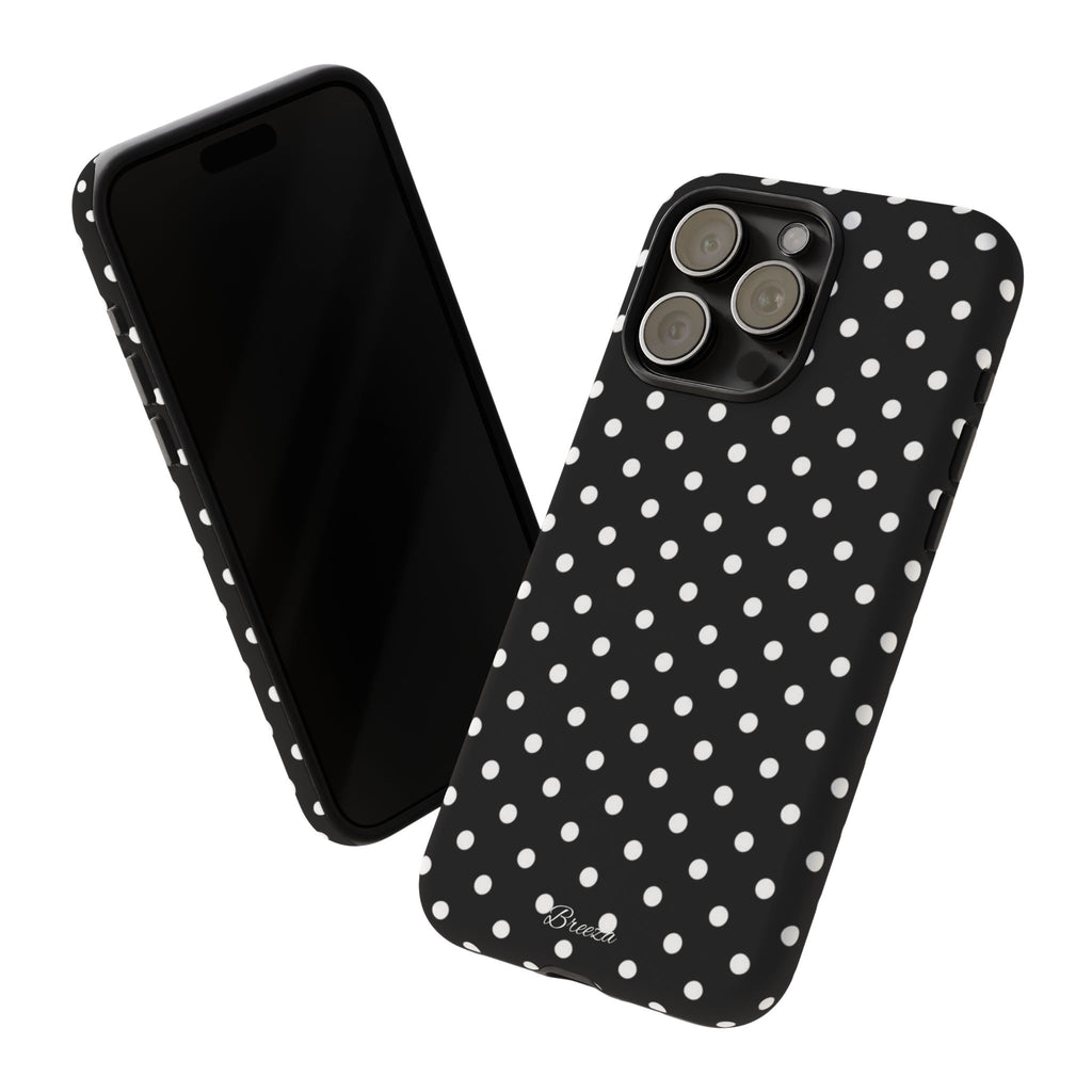 Black & White Polka Dot Phone Case