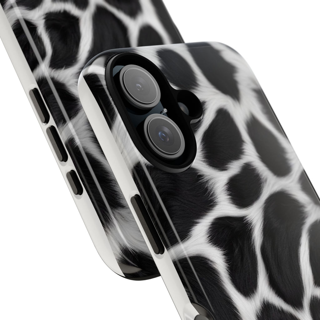 Furry Cow Print Phone Case