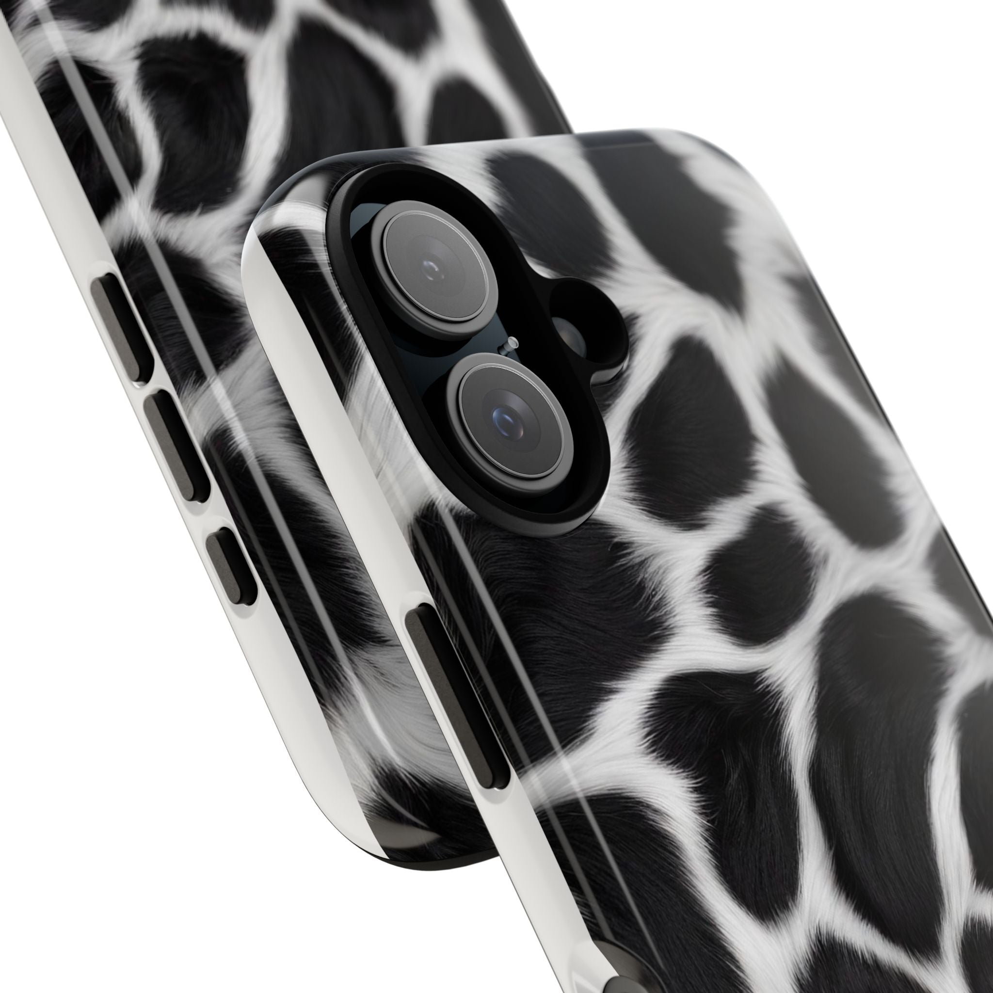 Furry Cow Print Phone Case