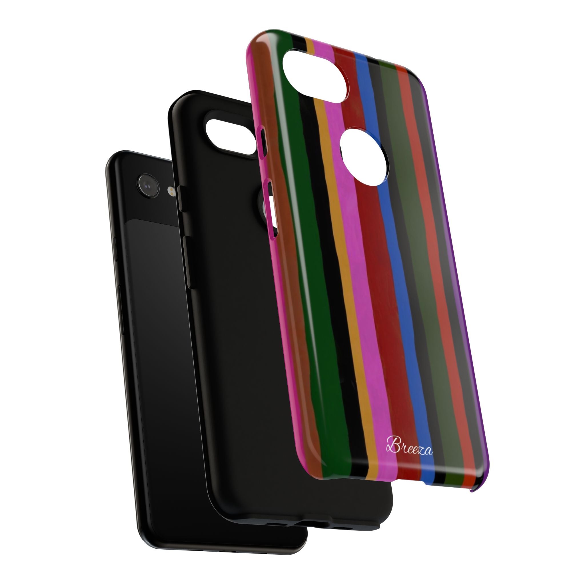 Colorful Striped Phone Case