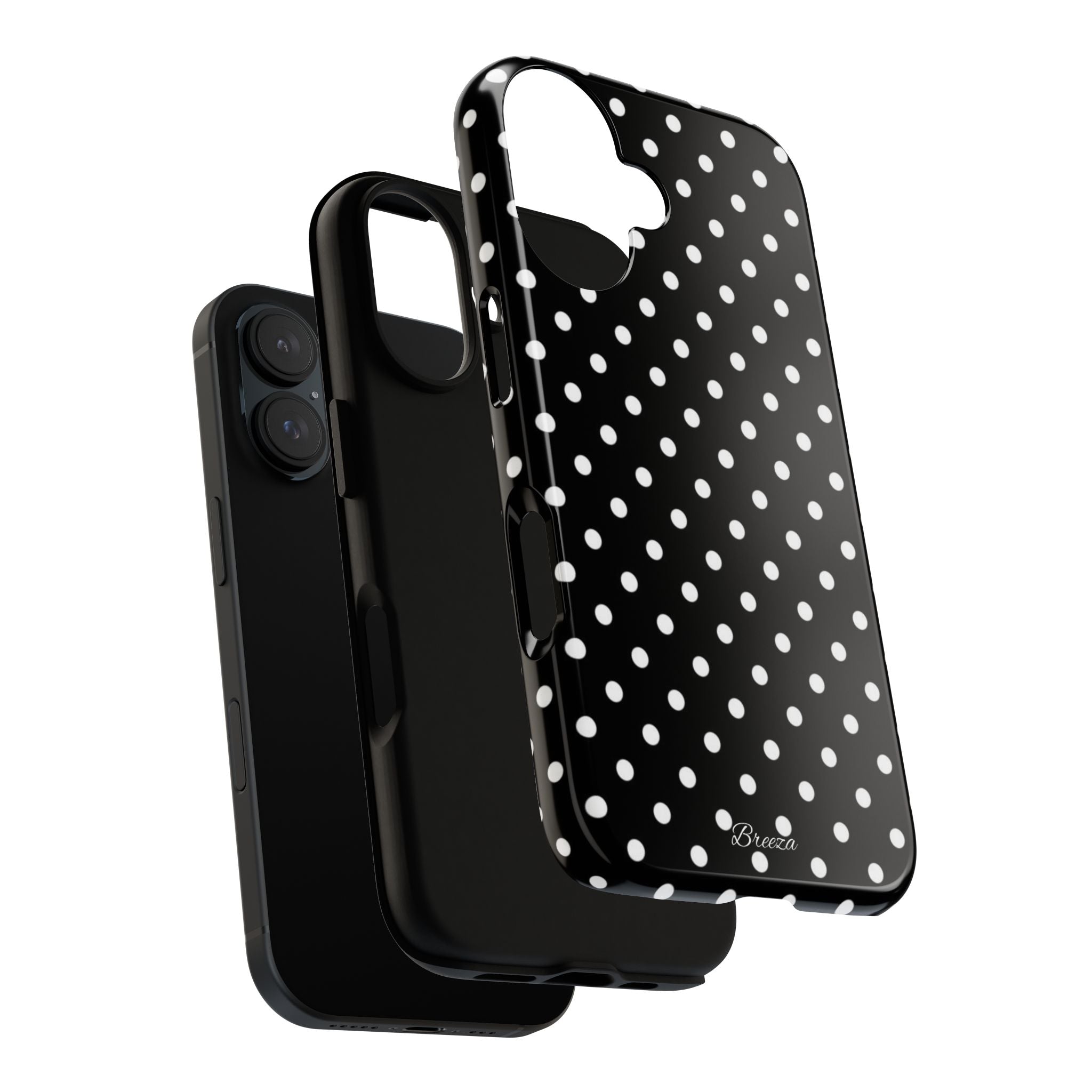 Black & White Polka Dot Phone Case