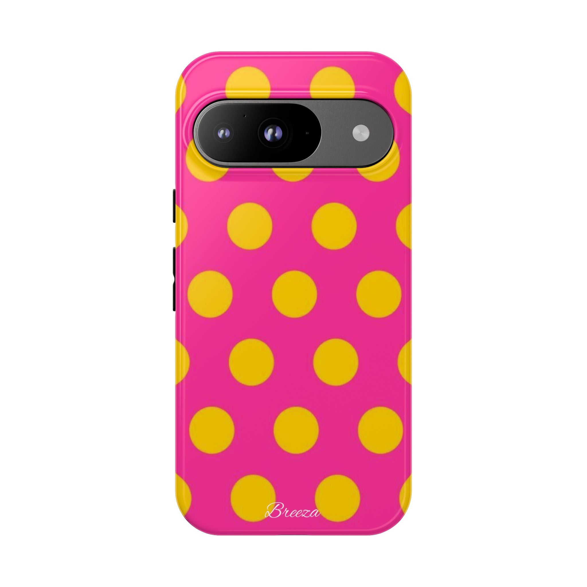 Pink & Yellow Dot Phone Case