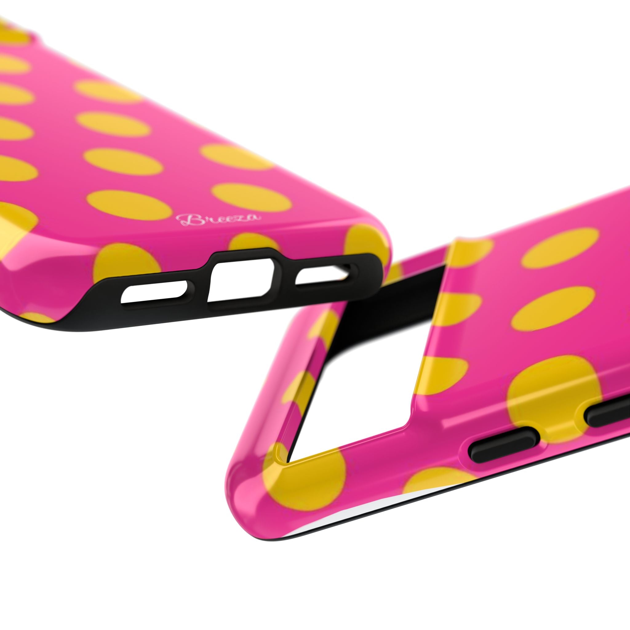 Pink & Yellow Dot Phone Case
