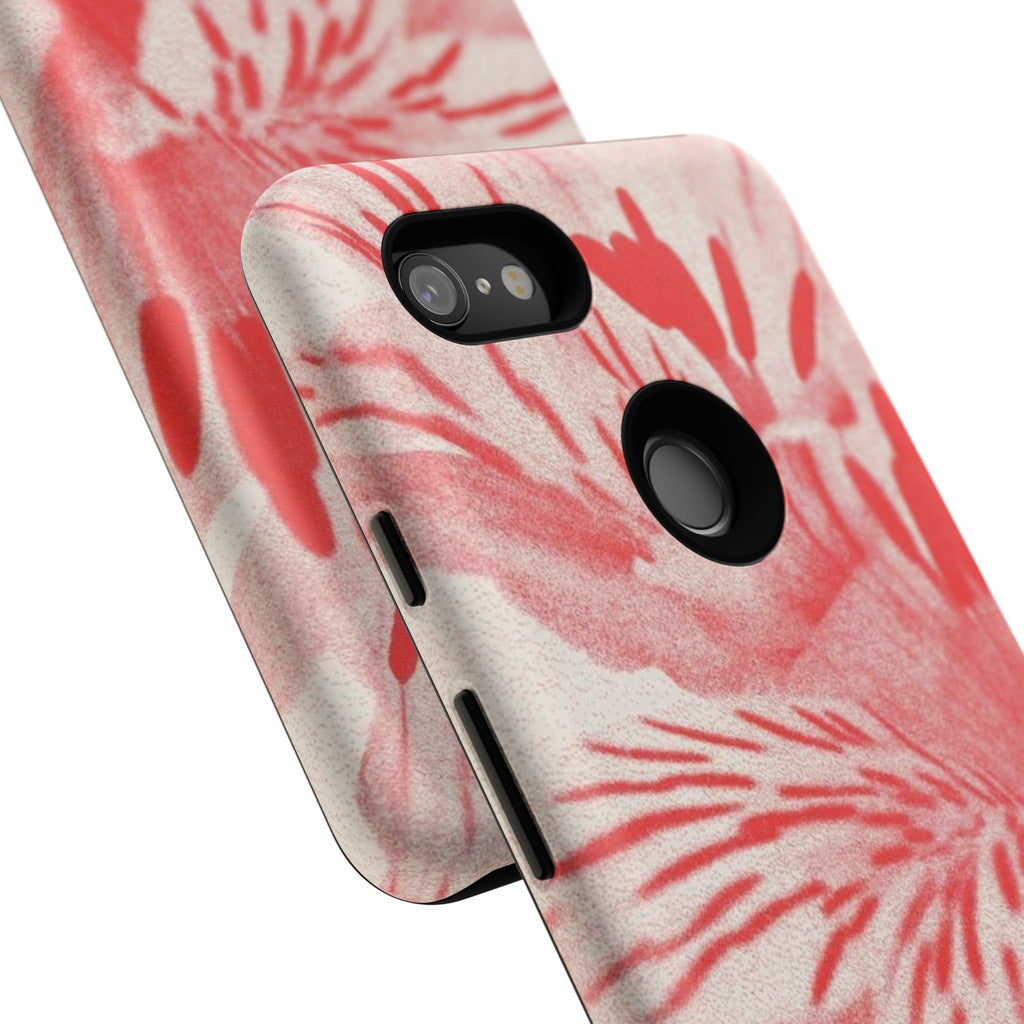 Red Floral Phone Case