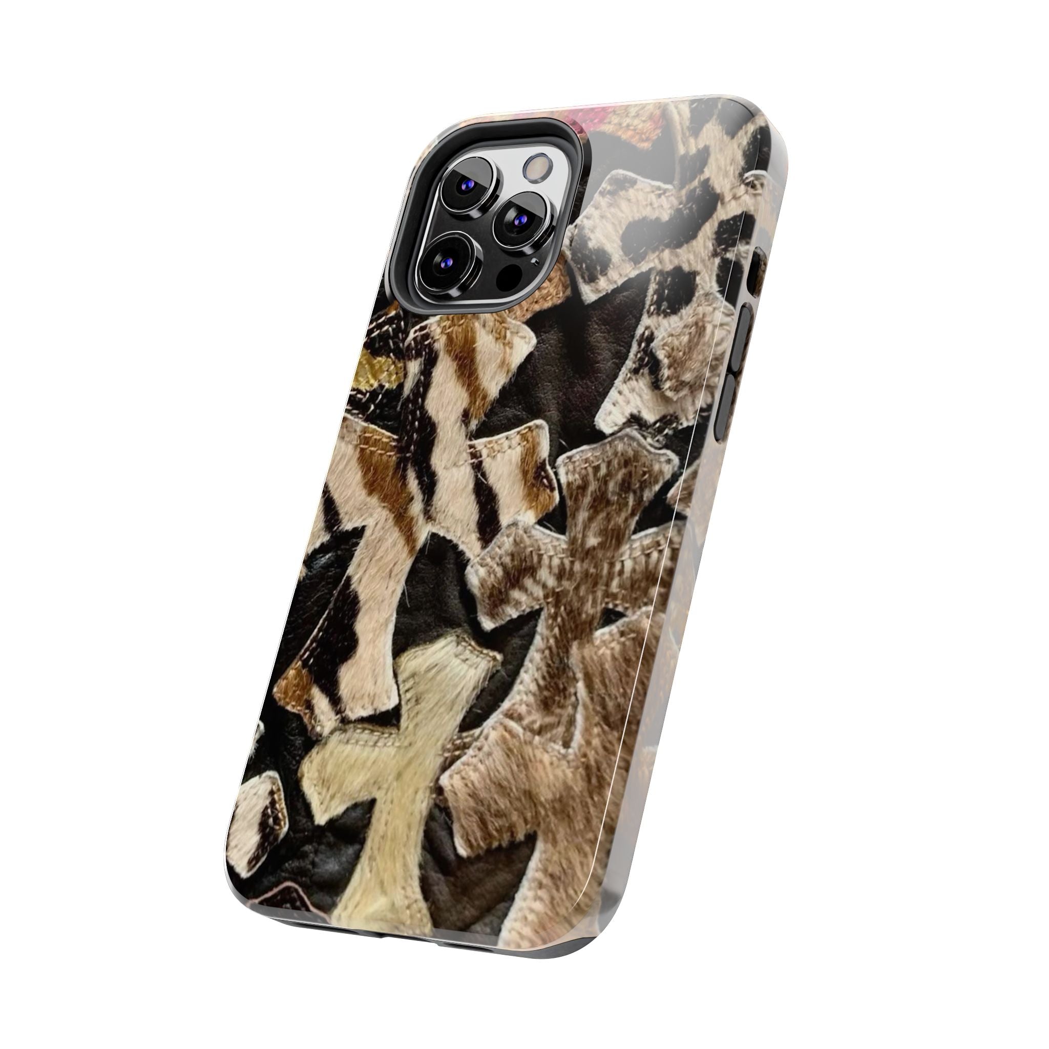Chrome Heart Inspired Print Phone Case