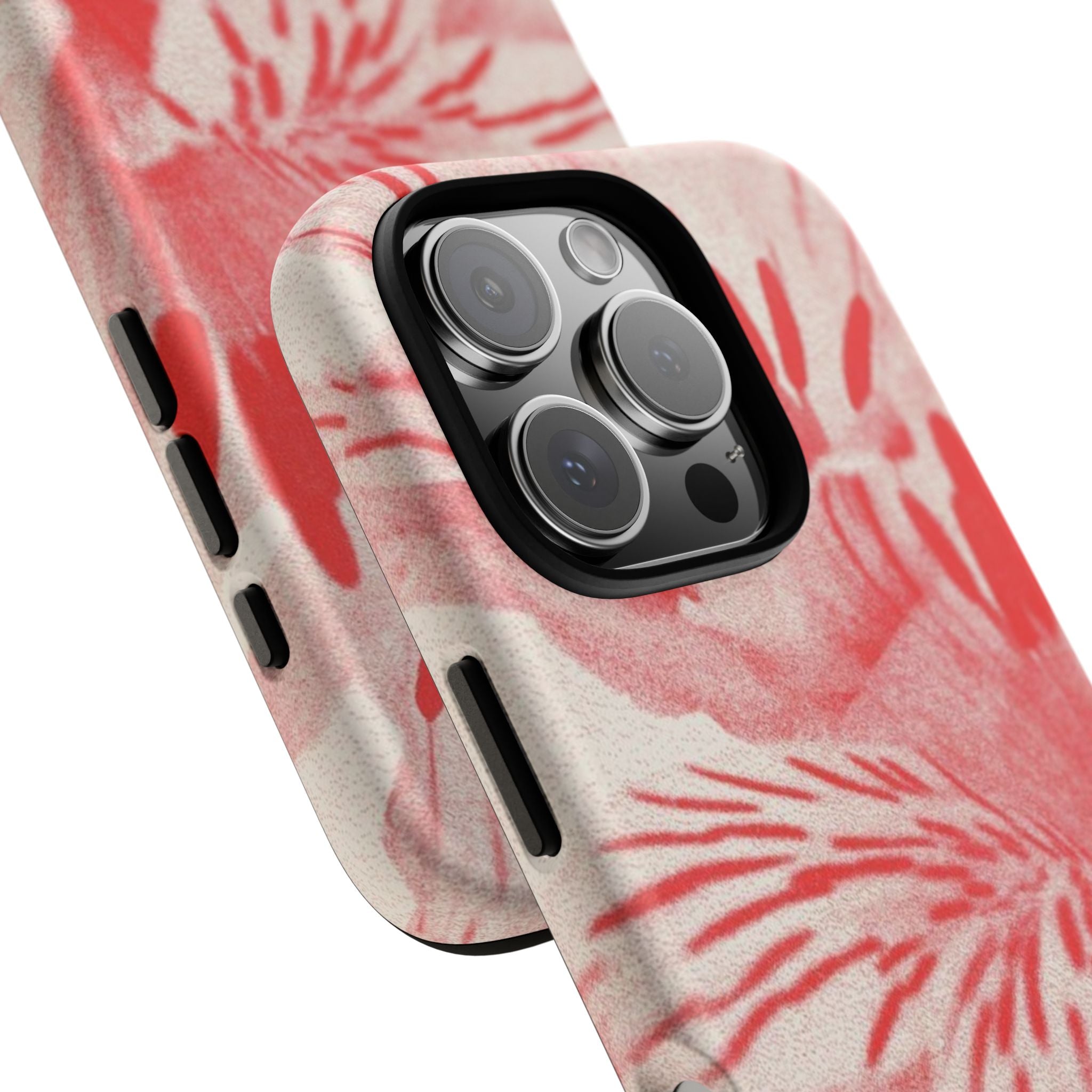 Red Floral Phone Case