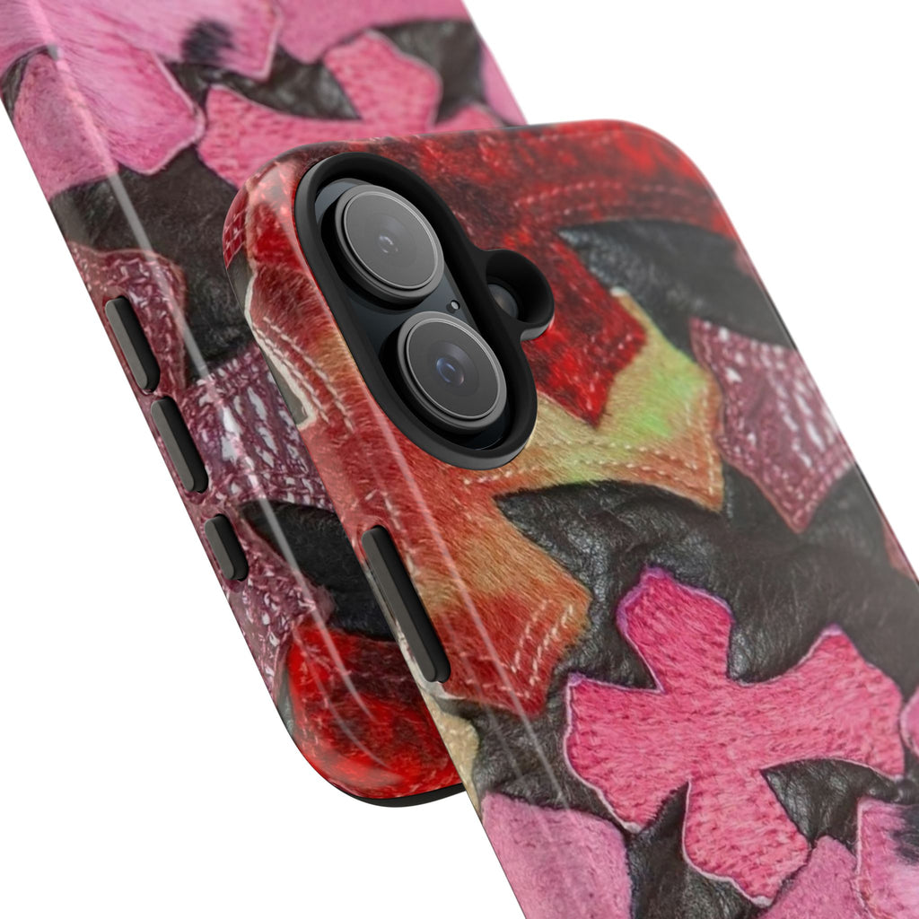 Pink Cross Phone Case