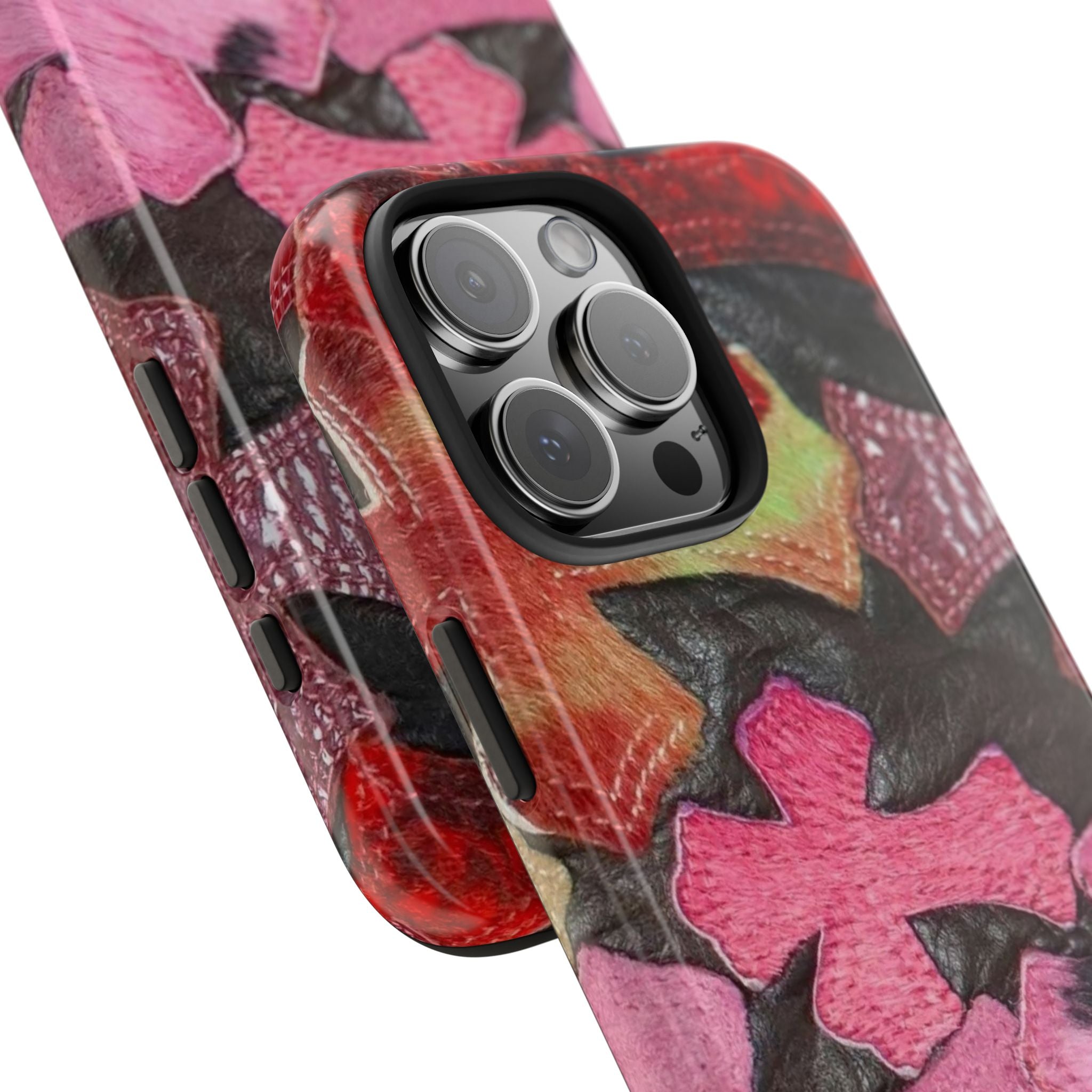 Pink Cross Phone Case