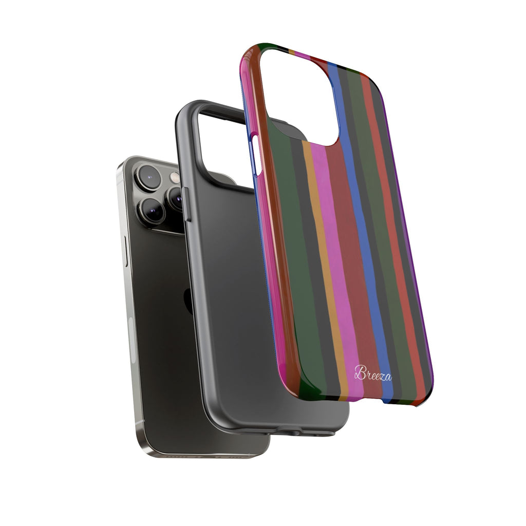Colorful Striped Phone Case