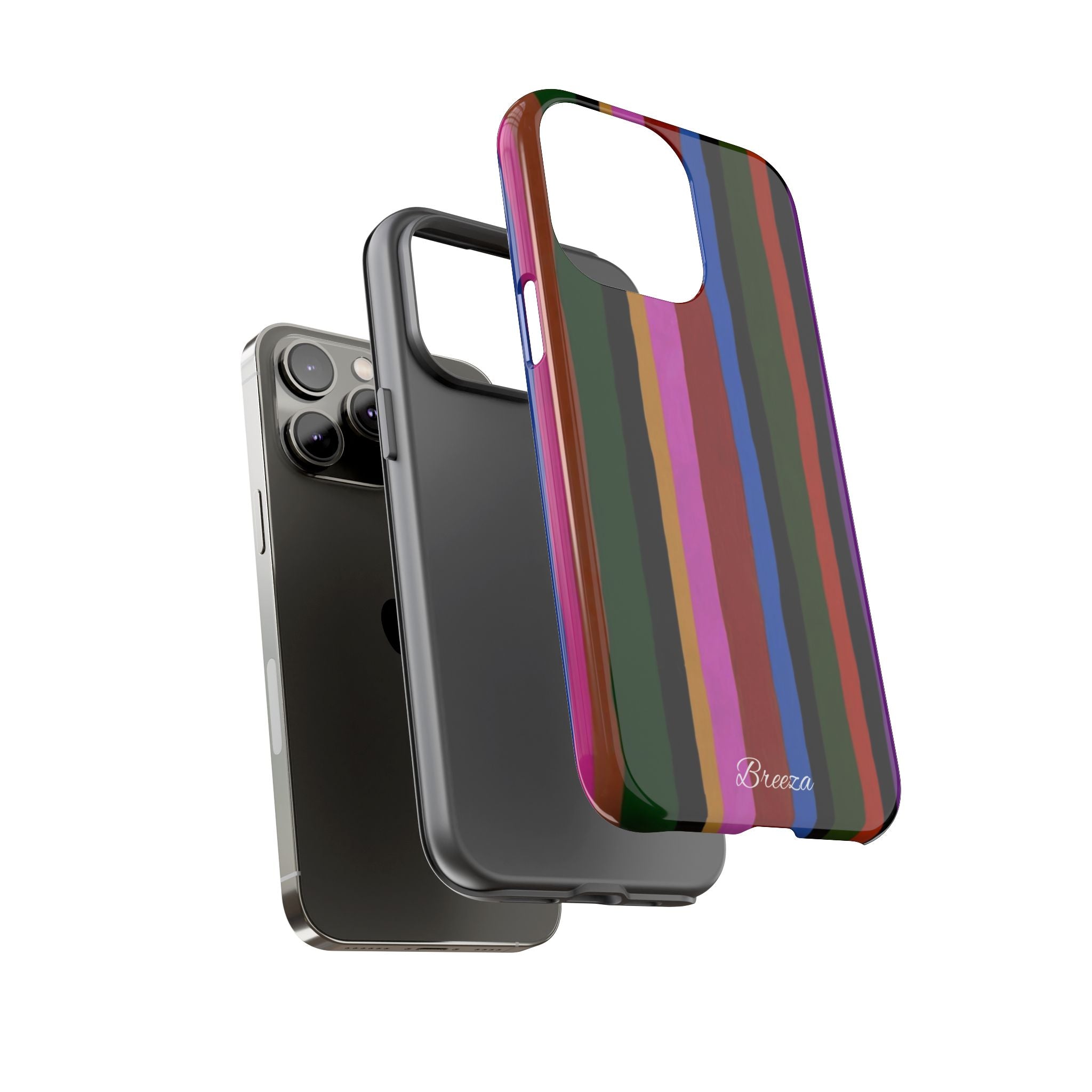 Colorful Striped Phone Case