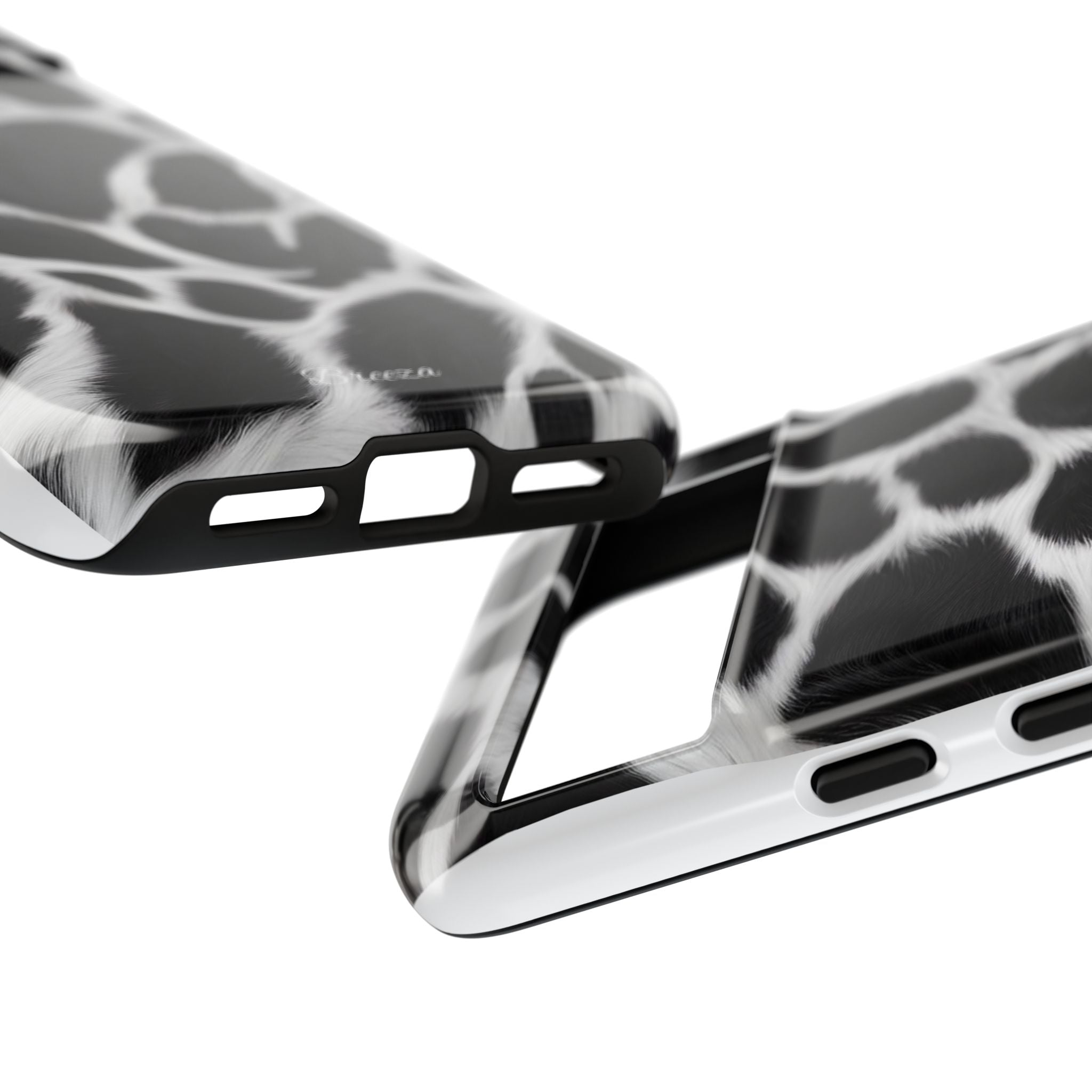 Furry Cow Print Phone Case