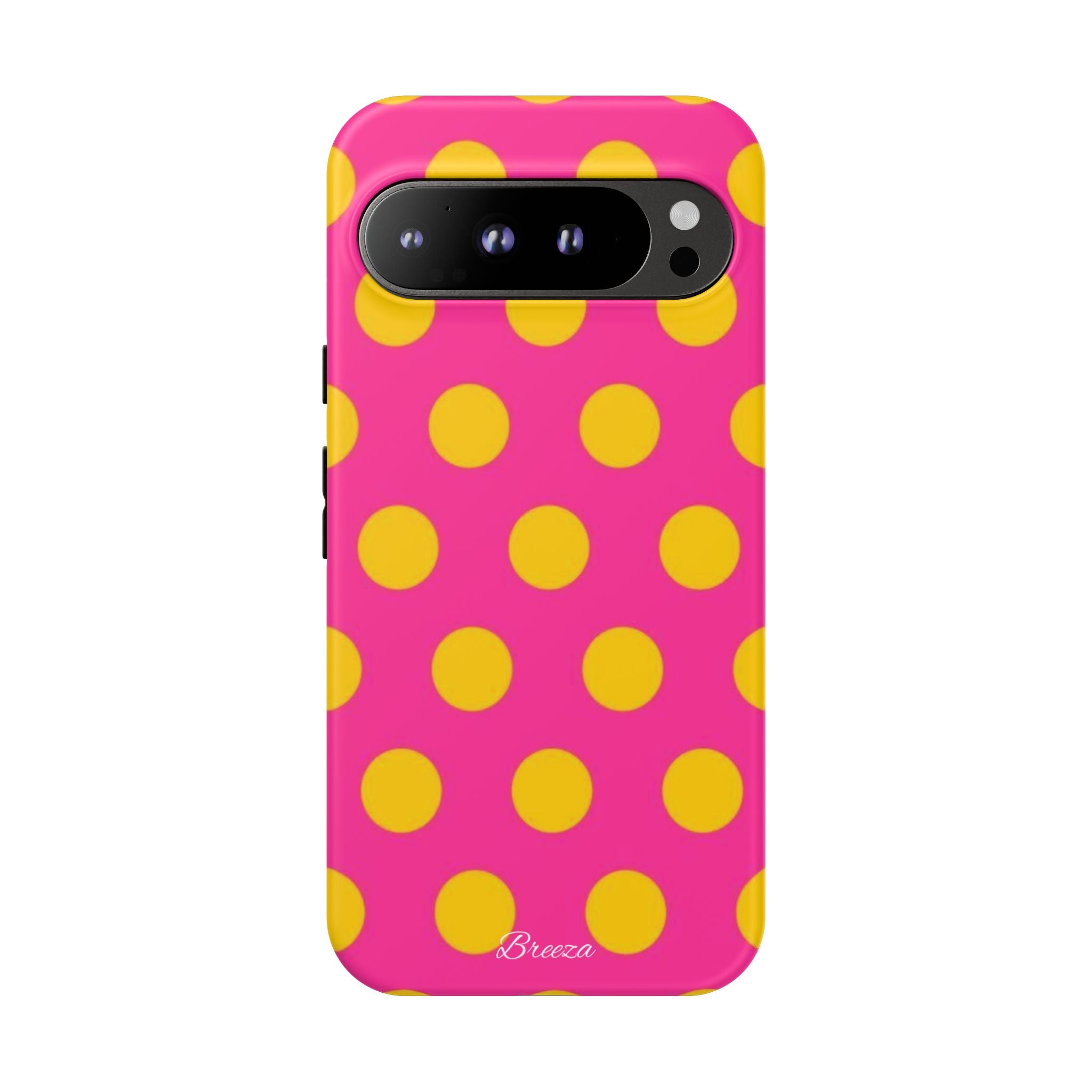 Pink & Yellow Dot Phone Case