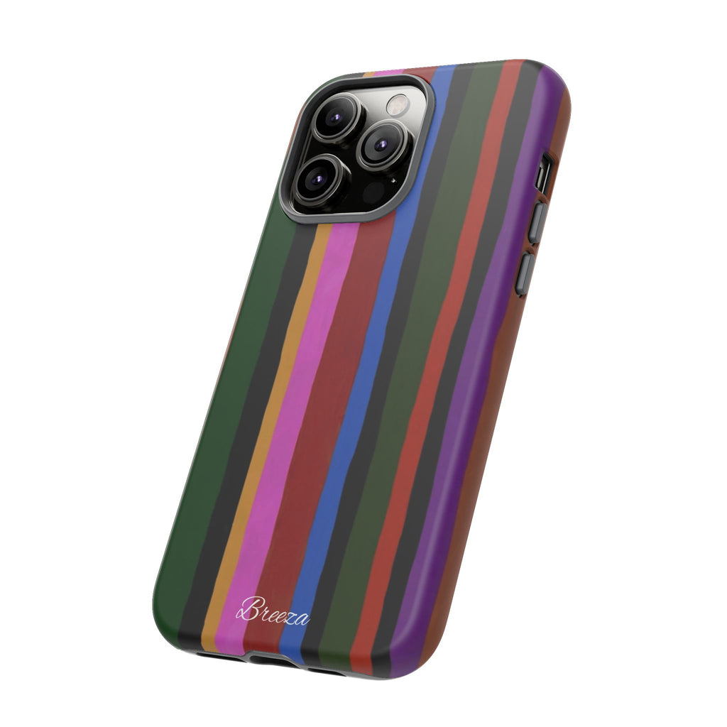 Colorful Striped Phone Case