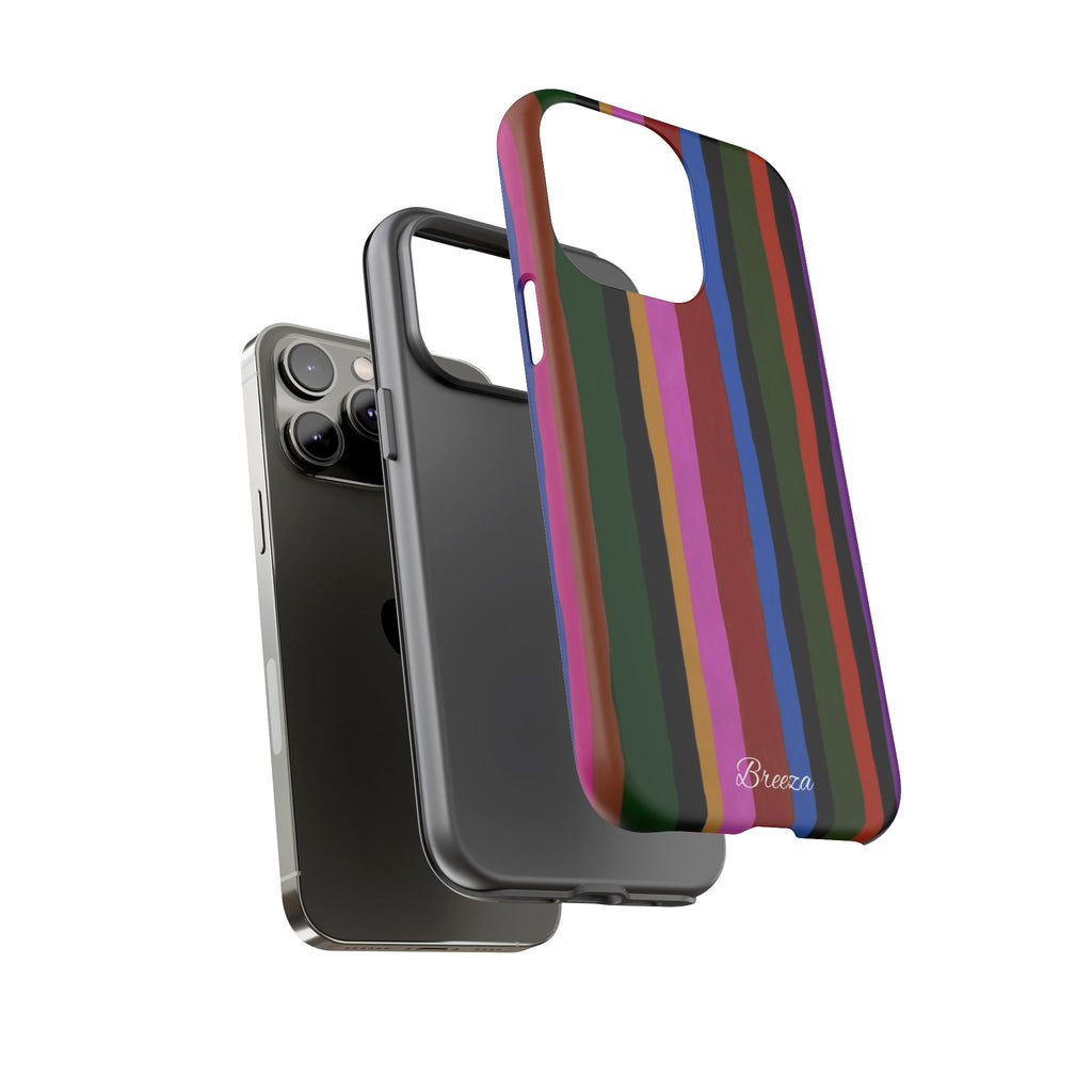 Colorful Striped Phone Case