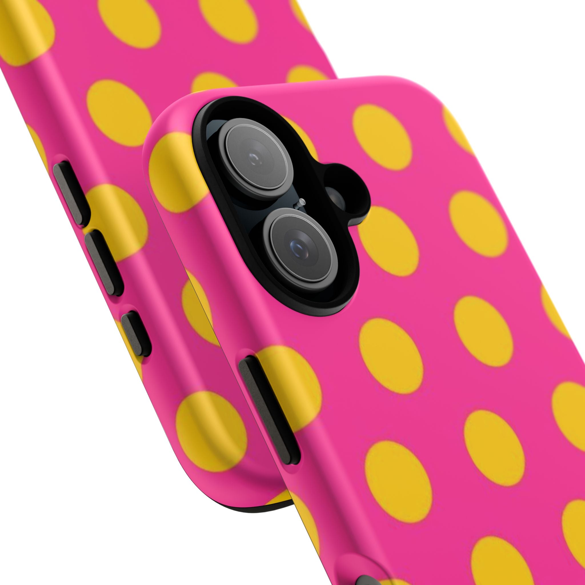 Pink & Yellow Dot Phone Case