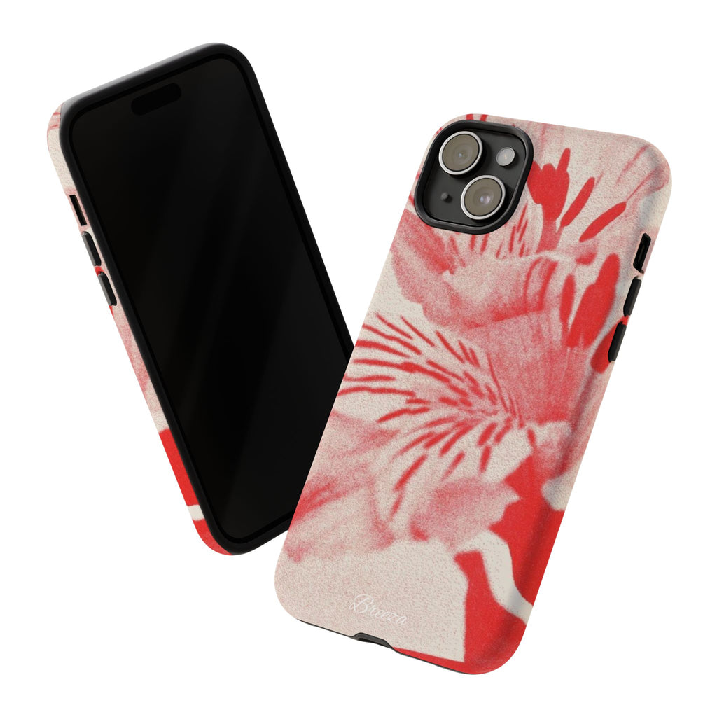Red Floral Phone Case