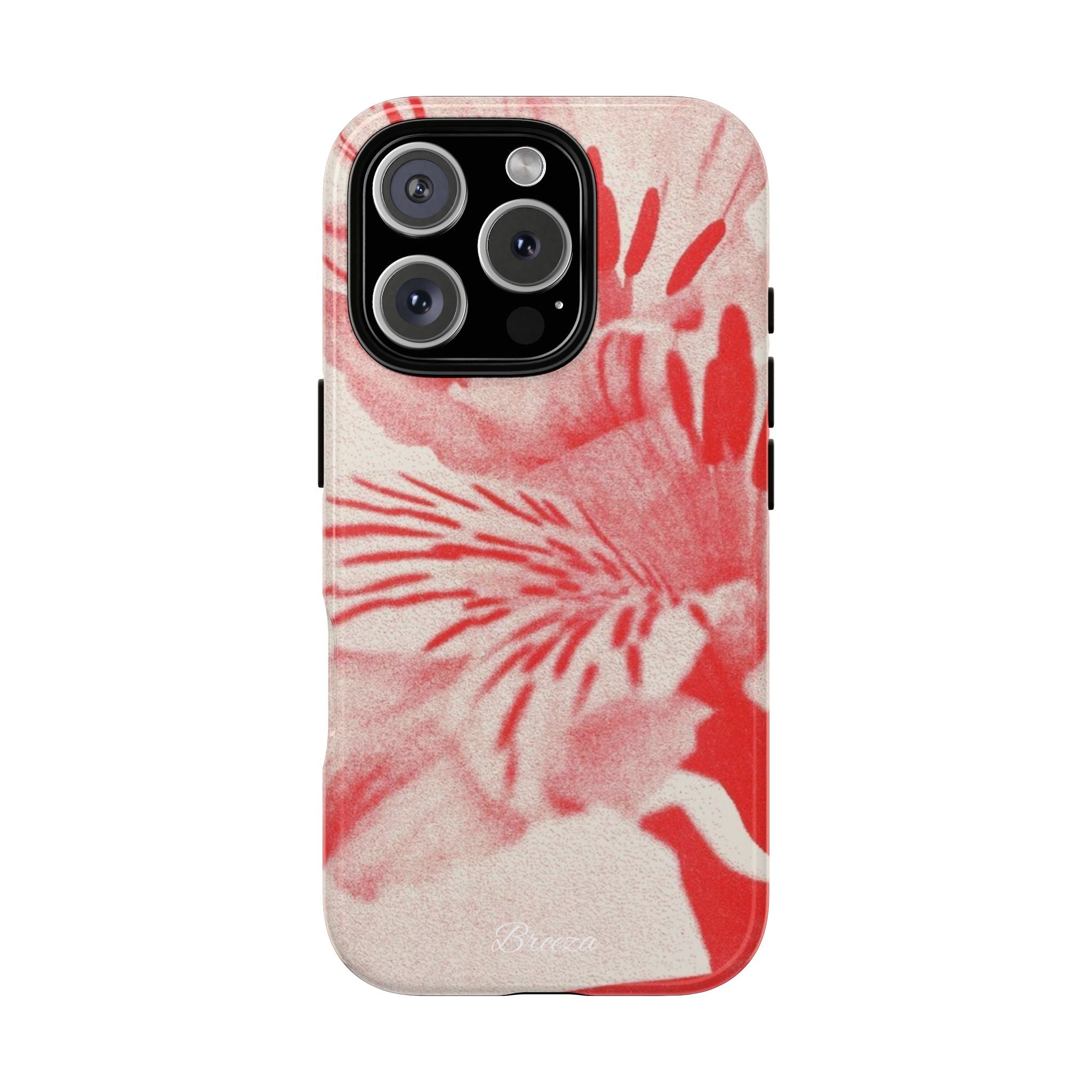 Red Floral Phone Case