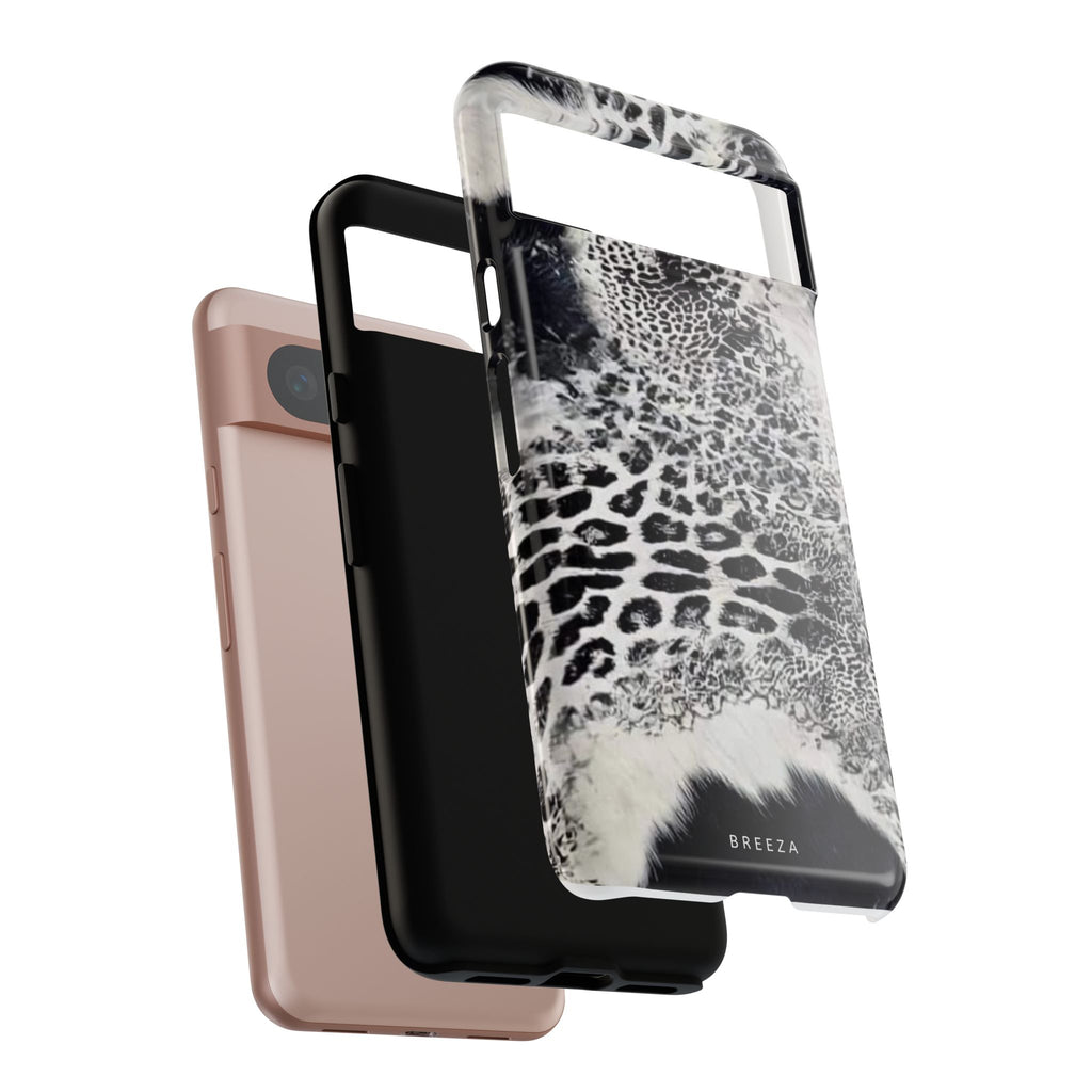 Black & White Leopard Print