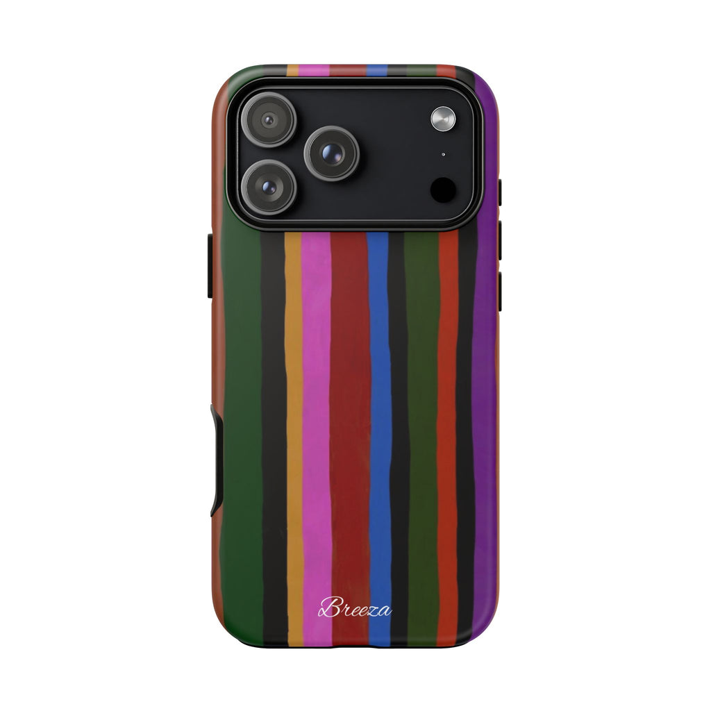 Colorful Striped Phone Case