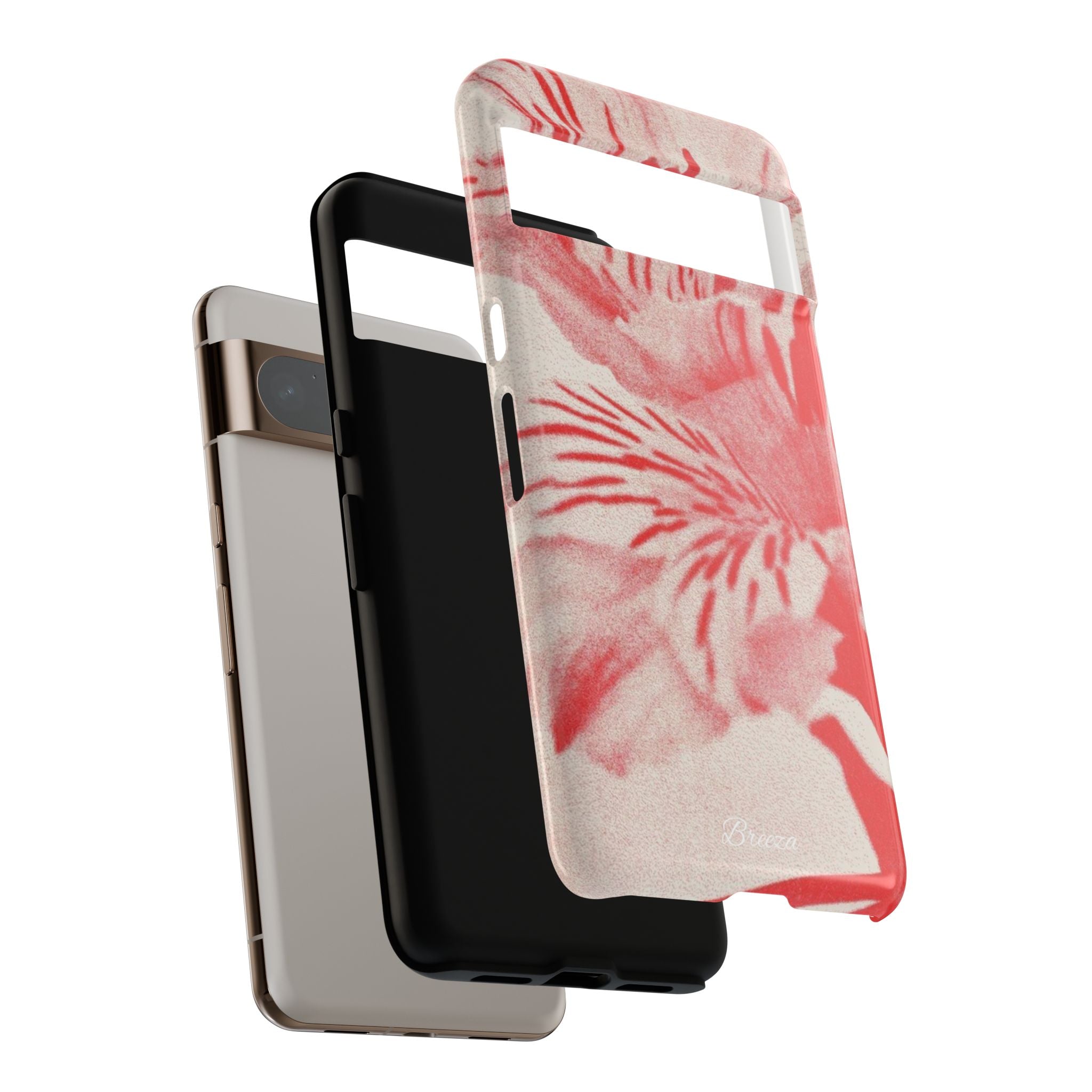 Red Floral Phone Case