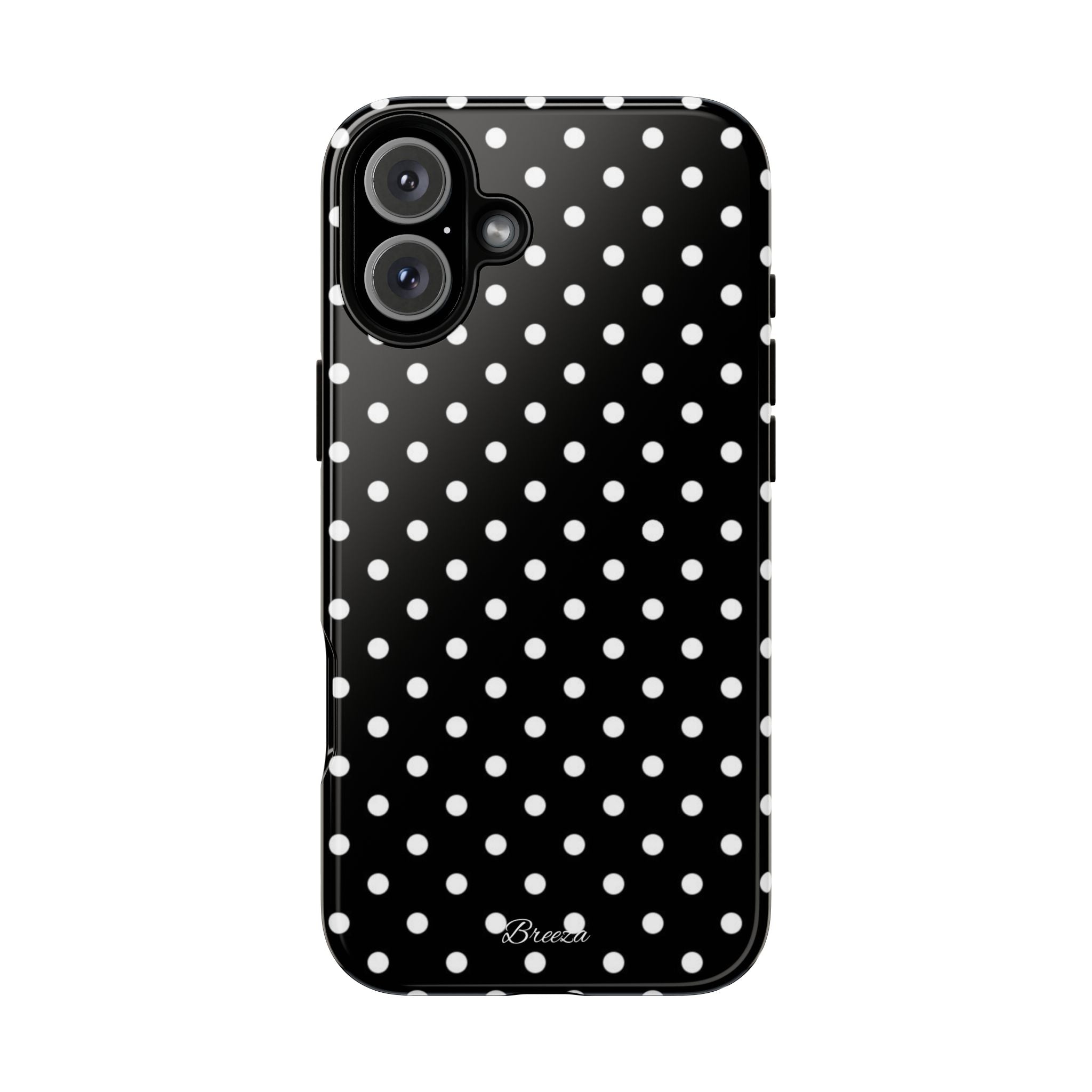 Black & White Polka Dot Phone Case