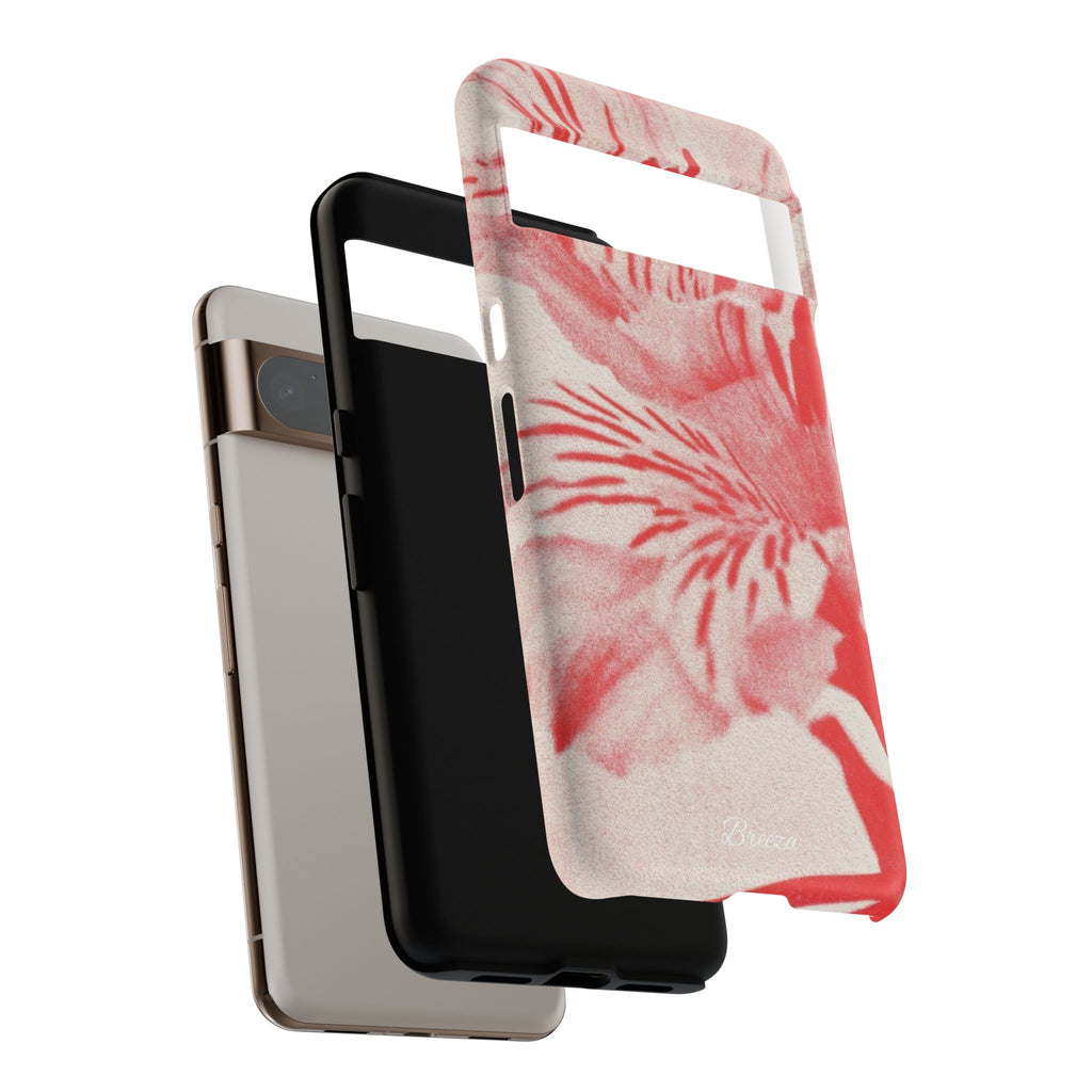 Red Floral Phone Case