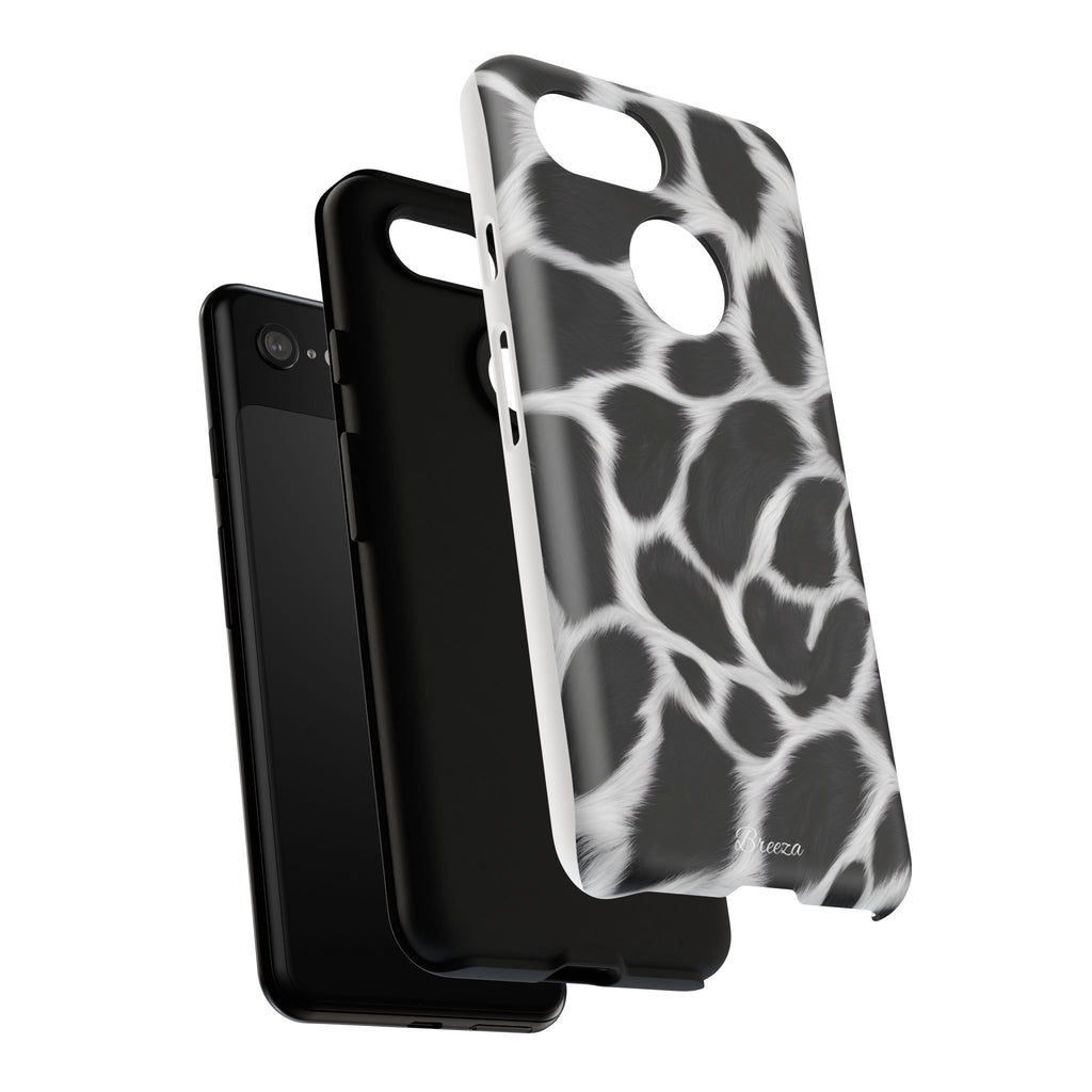 Furry Cow Print Phone Case