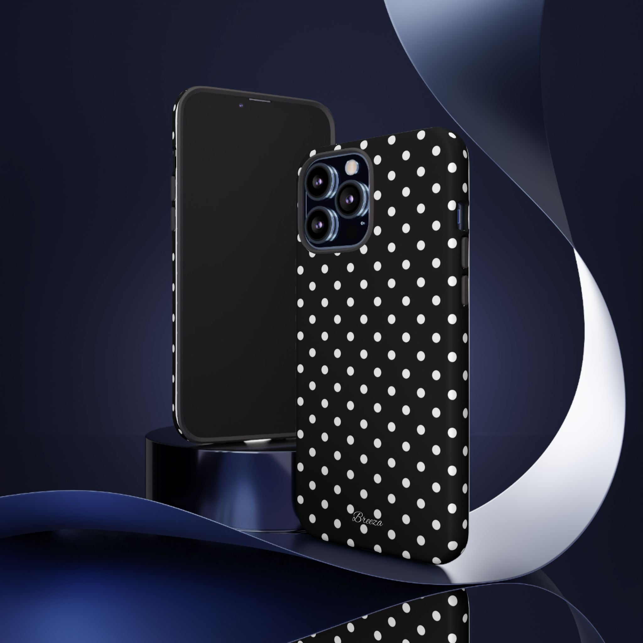 Black & White Polka Dot Phone Case