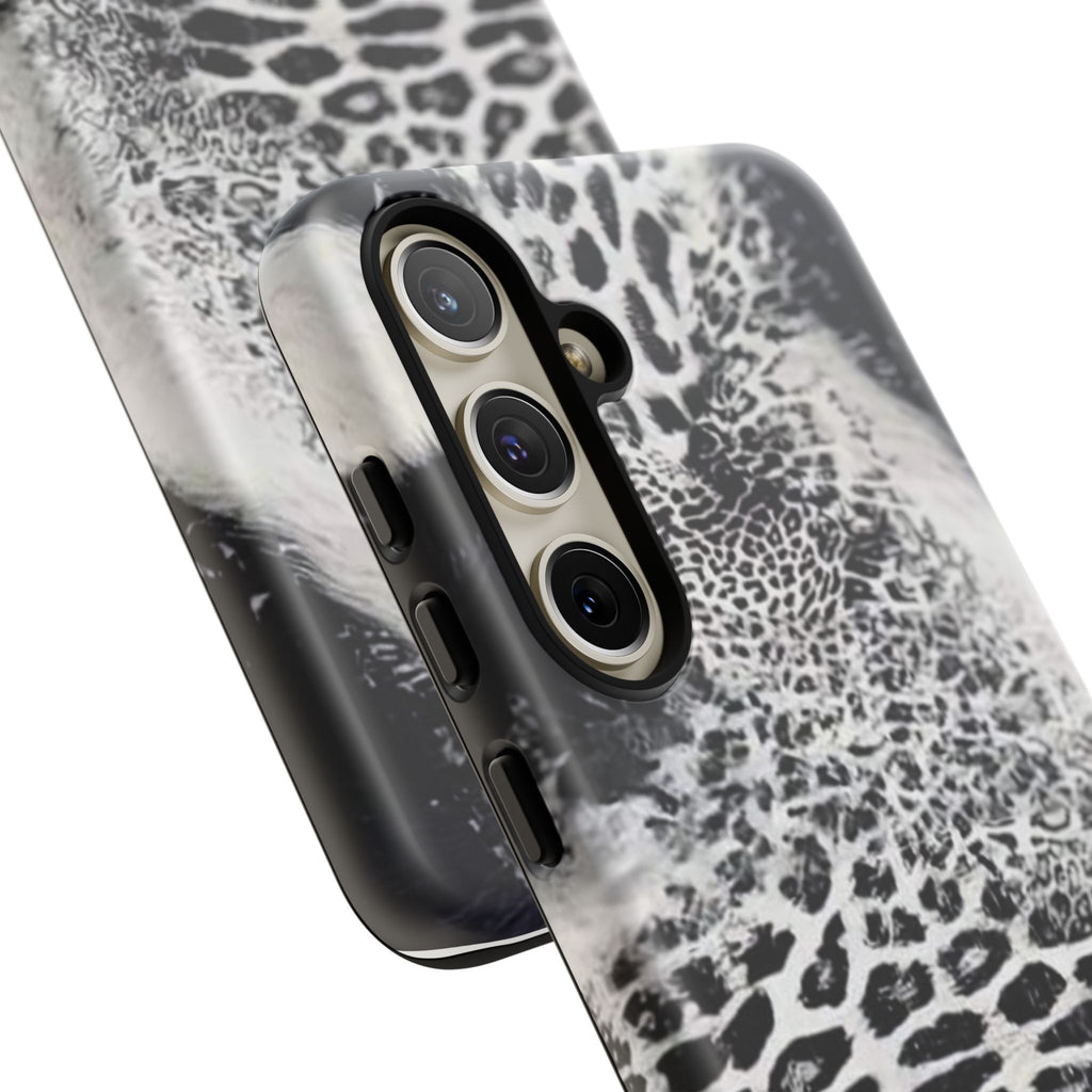 Black & White Leopard Print