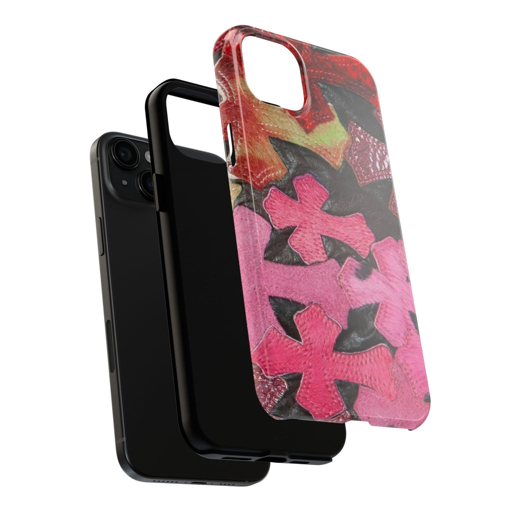 Pink Cross Phone Case