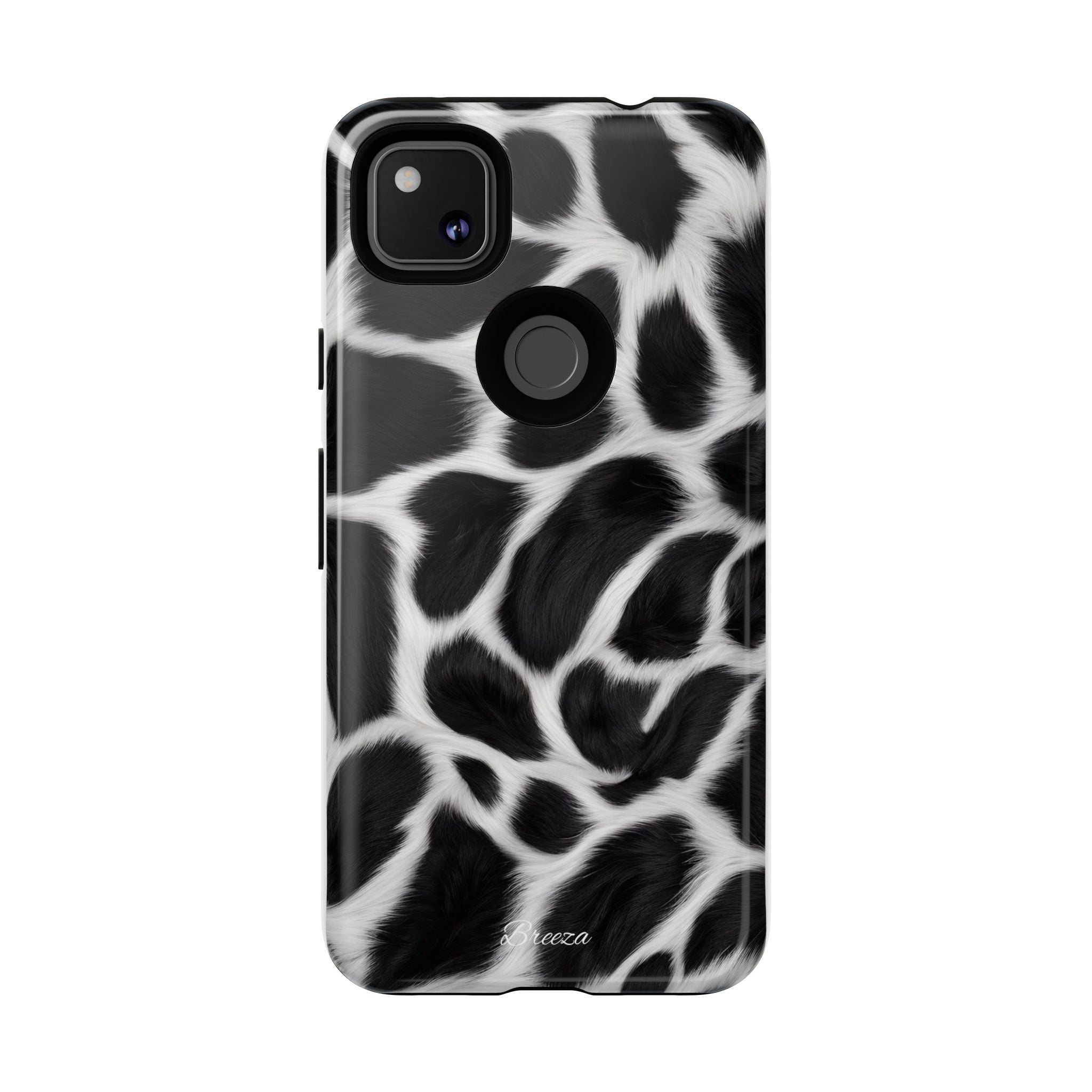 Furry Cow Print Phone Case