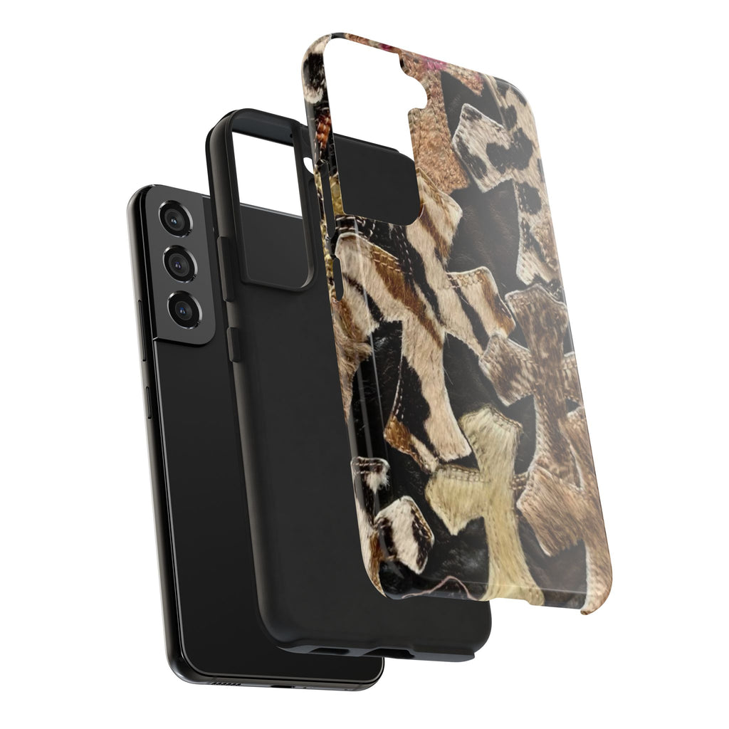 Chrome Heart Inspired Print Phone Case