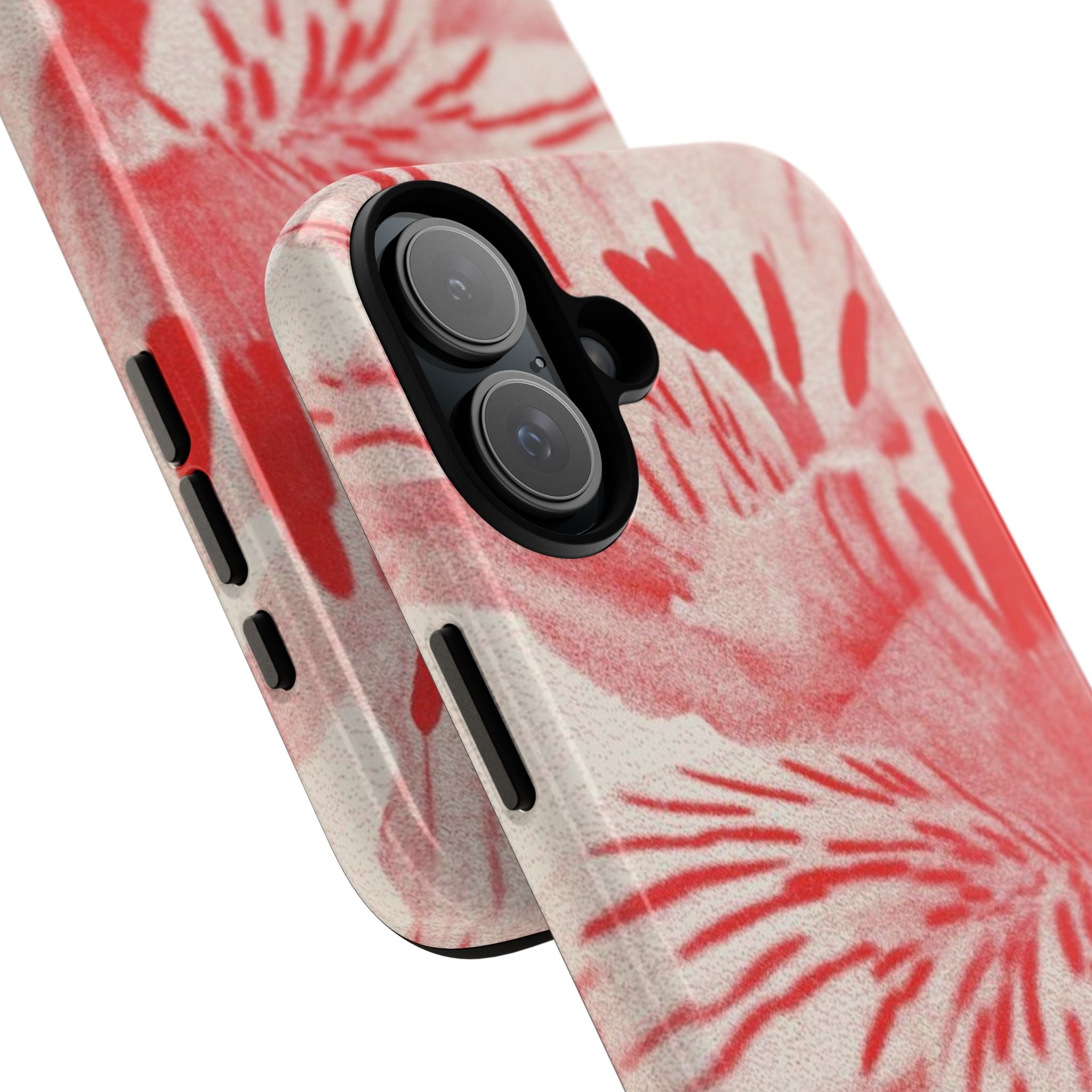 Red Floral Phone Case