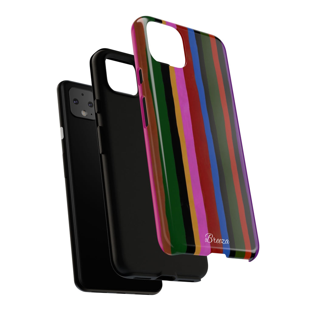 Colorful Striped Phone Case