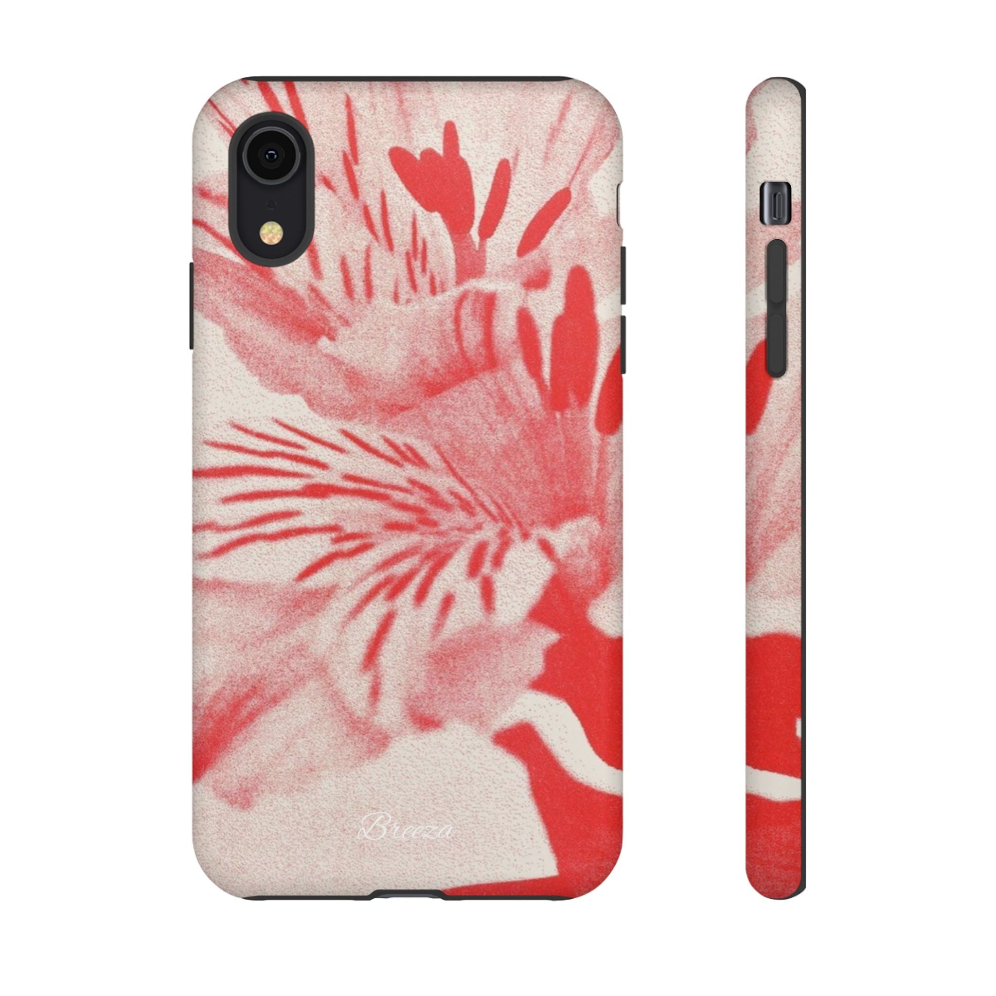 Red Floral Phone Case