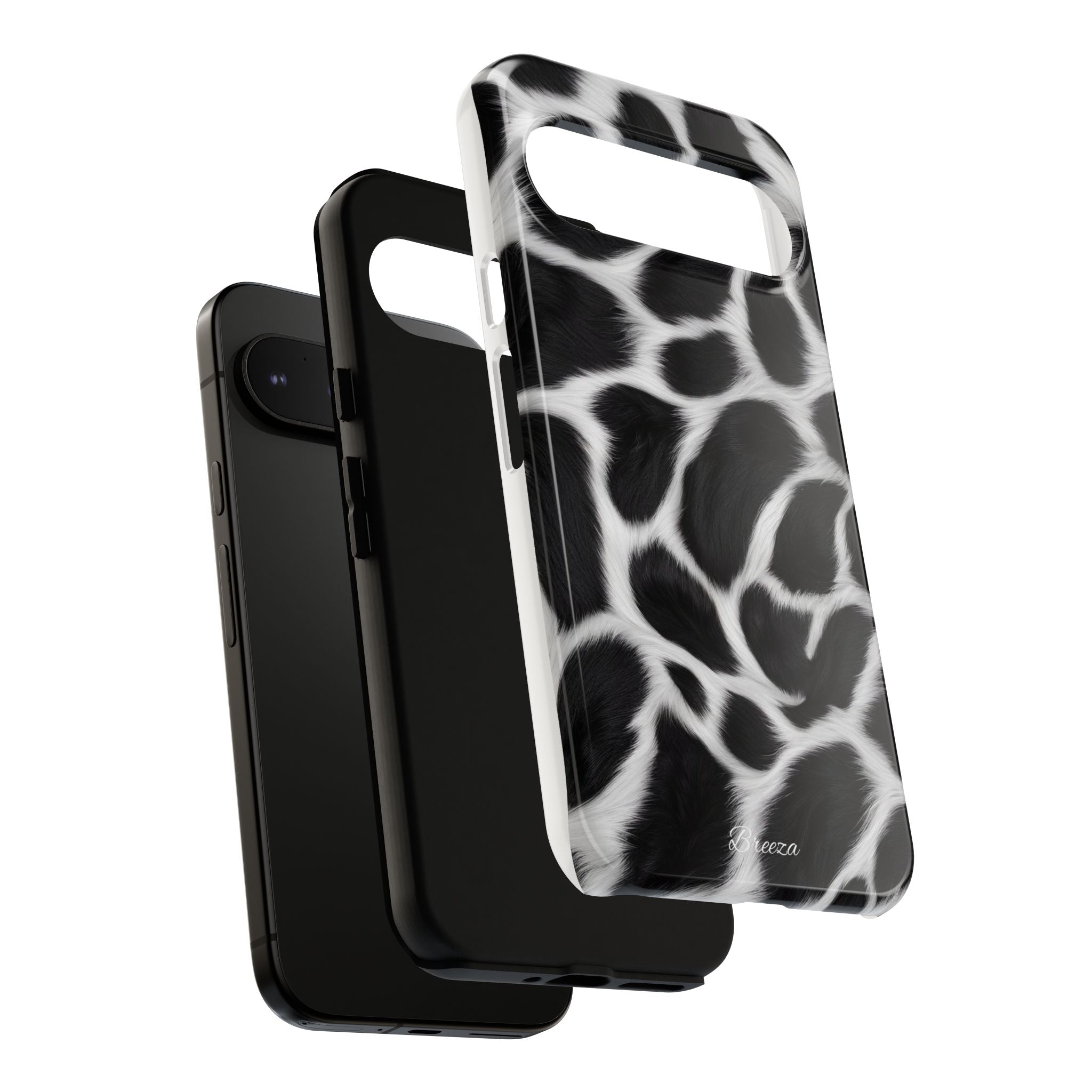 Furry Cow Print Phone Case